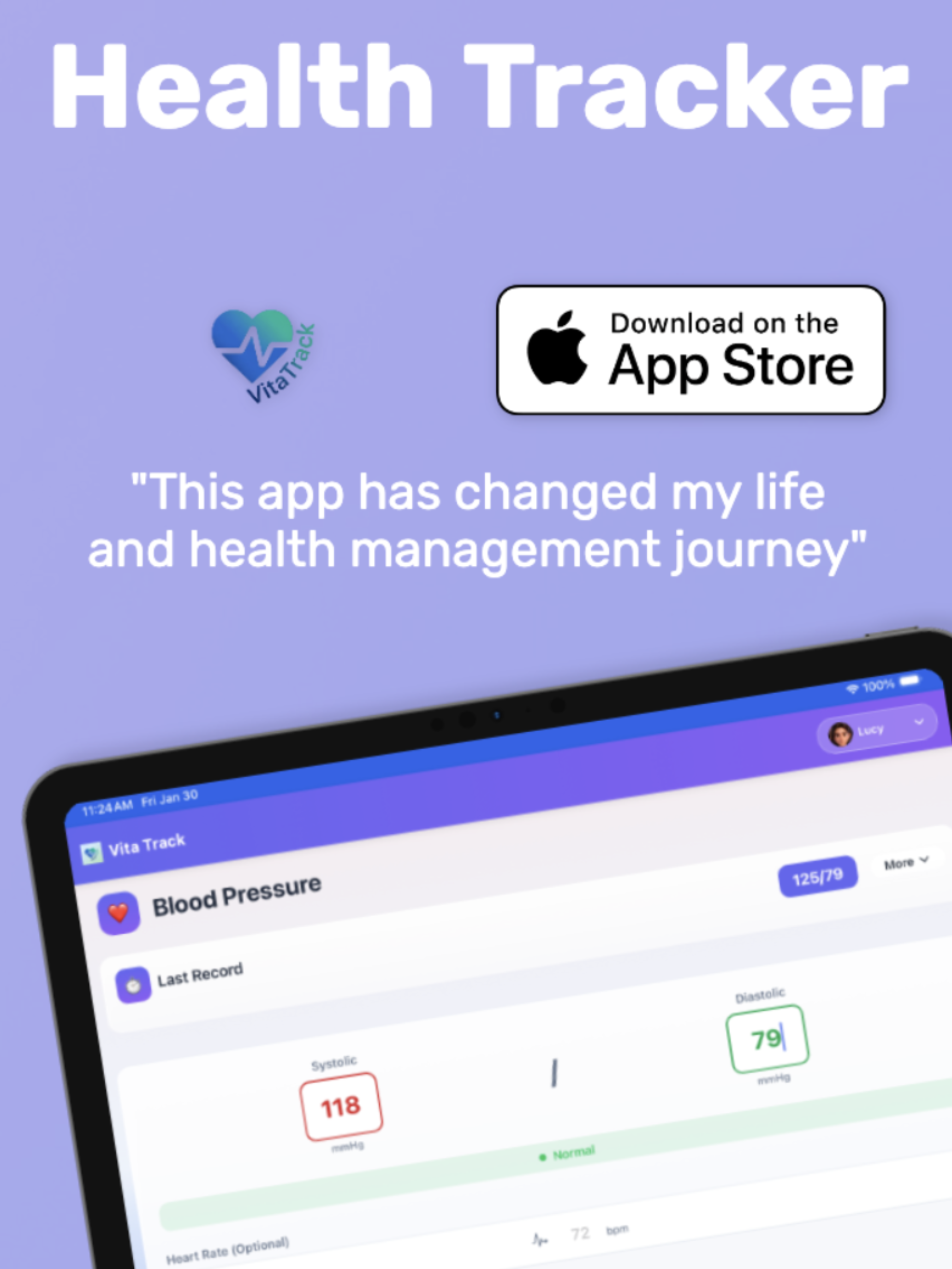 VitaTrack Screenshot 1